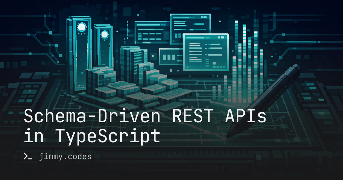 Schema-Driven REST APIs in TypeScript | Jimmy Guzman Moreno